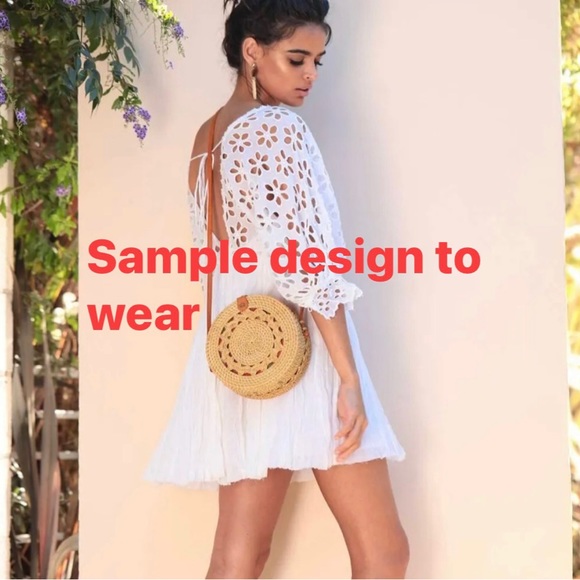 Round Handmade Rattan Bag - Picture 9 of 12